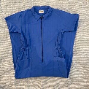 Noble Women's Classic Blue Utility Jumpsuit